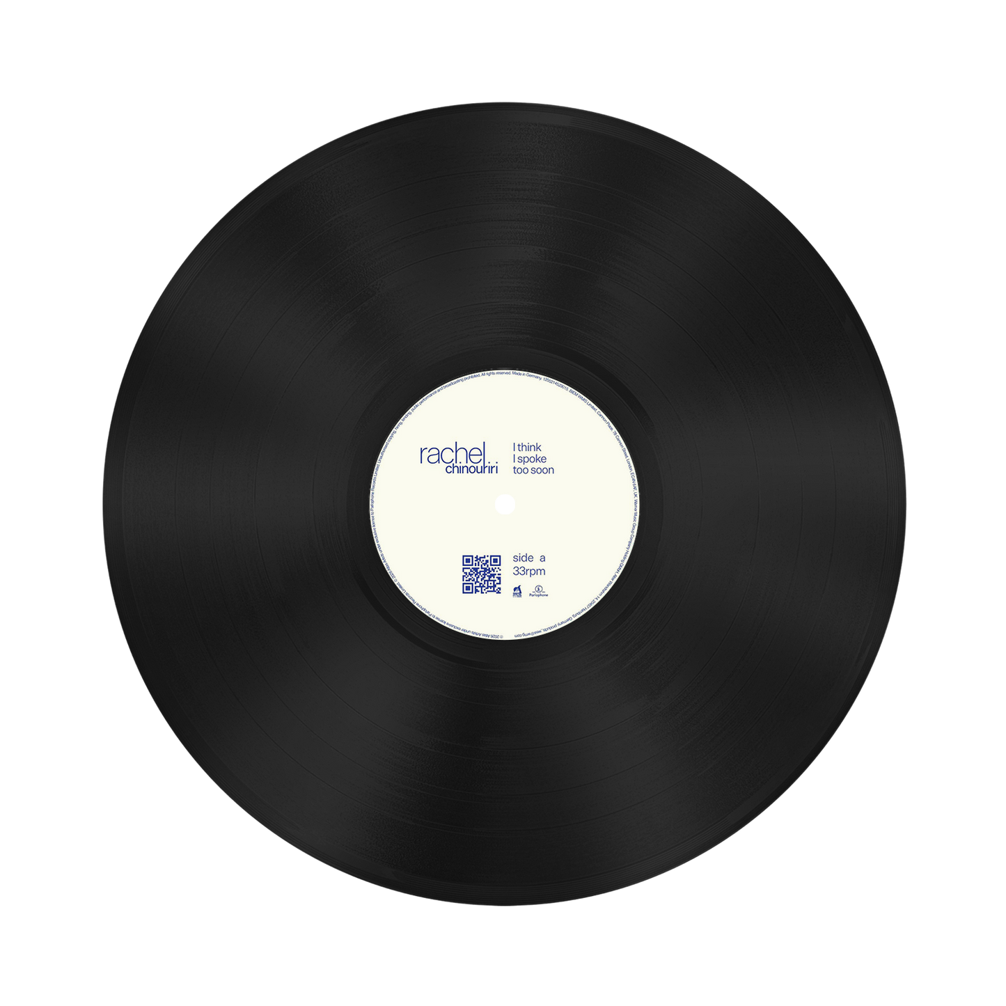 'I think I spoke too soon' Limited White Label Pressing (Store Exclusive)
