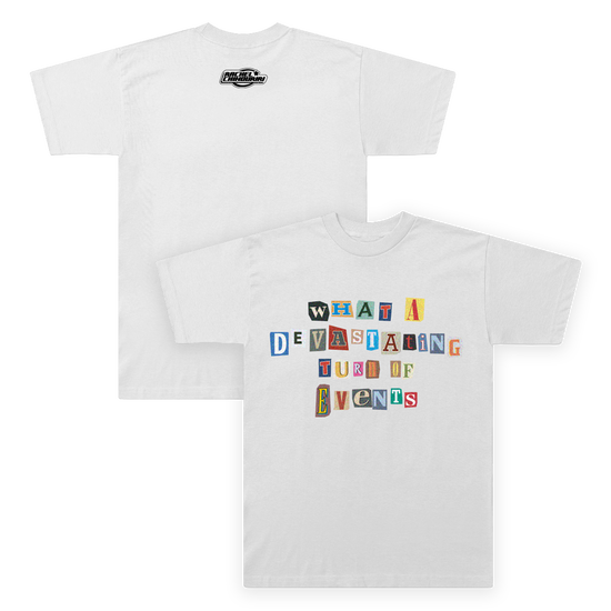 WADTOE Letters T-Shirt, Choice Of Album Format + Signed Artcard